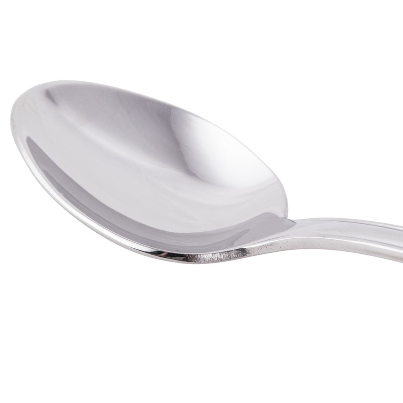 World Tableware 491 007 Serenade 4 1/2″ 18/8 Stainless Steel Extra Heavy Weight Demitasse Spoon – 12/Pack
