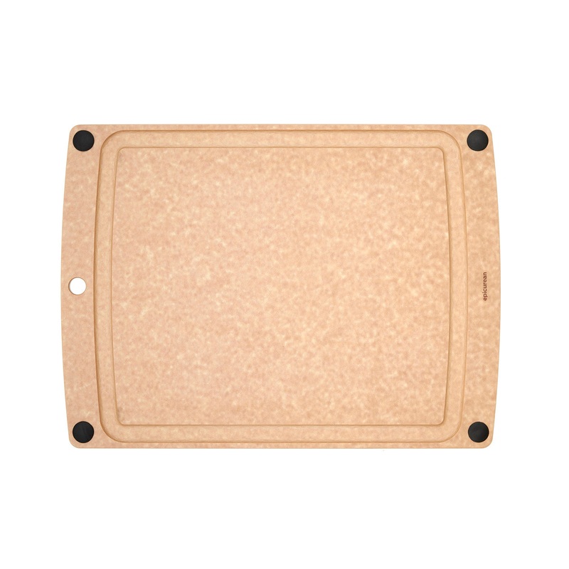 Epicurean All-In-One Cutting Board, 19.5″ x 14.5″, Natural/Black Feet