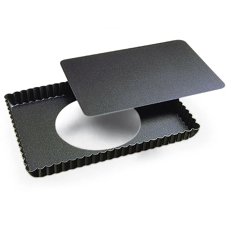 Rectangular Fluted Tart Pan w/Removable Bottom