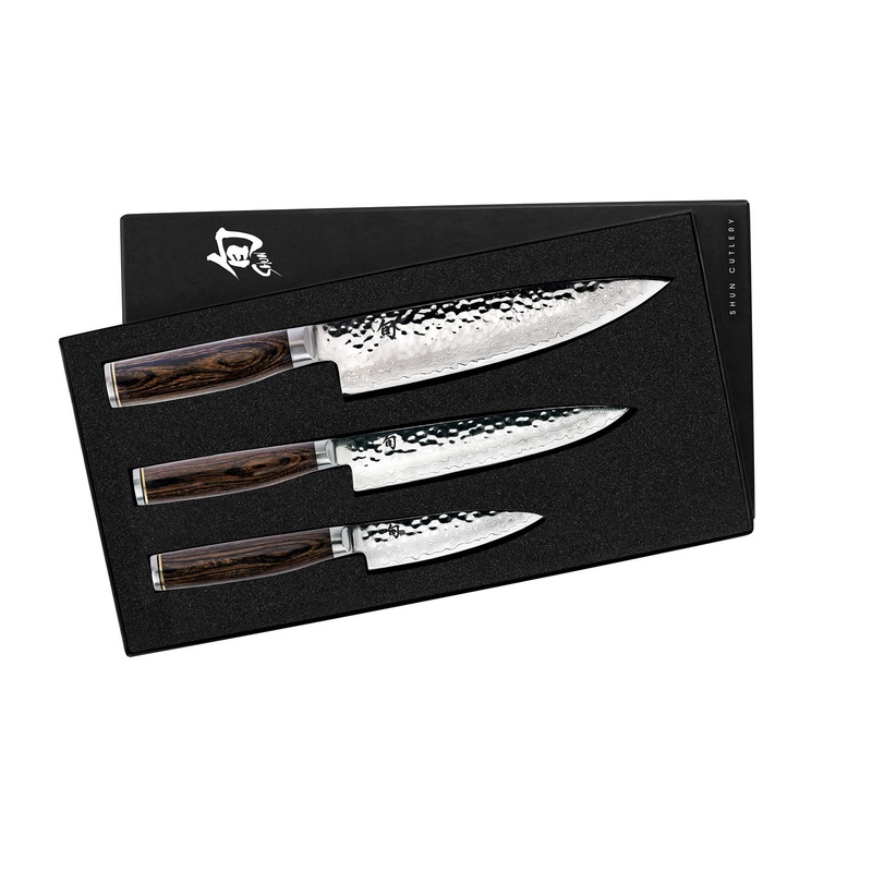 Shun Premier 3 Piece Chef’s Knife Starter Set