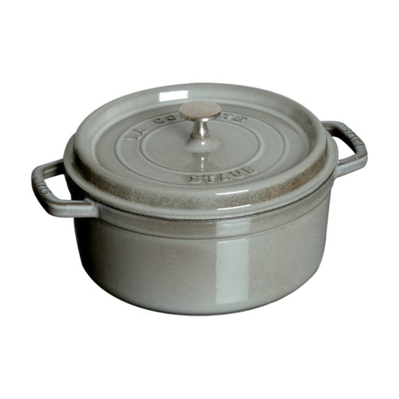 Staub Round Cocotte – 4 Qt. – Graphite Grey