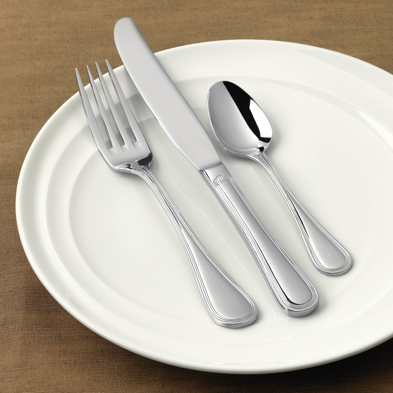 World Tableware 774 003 Geneva 8″ 18/8 Stainless Steel Extra Heavy Weight Tablespoon / Serving Spoon – 12/Pack