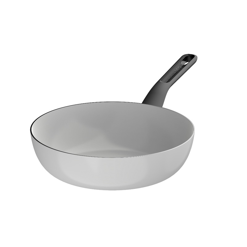 BergHOFF Leo Glints Nonstick Recycled Aluminum Wok Pan 11″, 4qt.