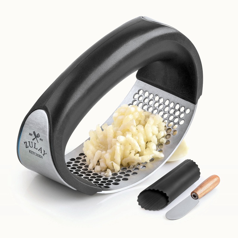 Garlic Rocker with Garlic Peeler Tool