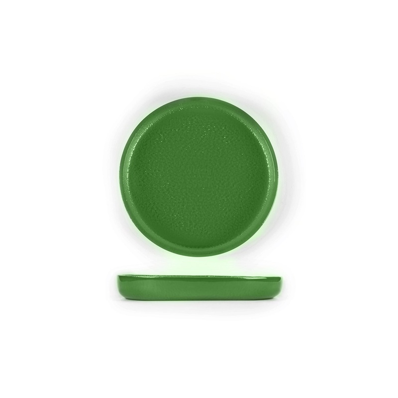 Glass Dinnerware dia.9.5″ Round Basil Glass Plate