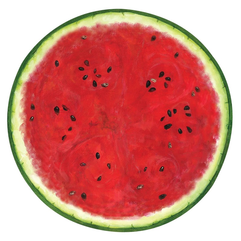 Hester &  Cook Die-cut Watermelon Placemat