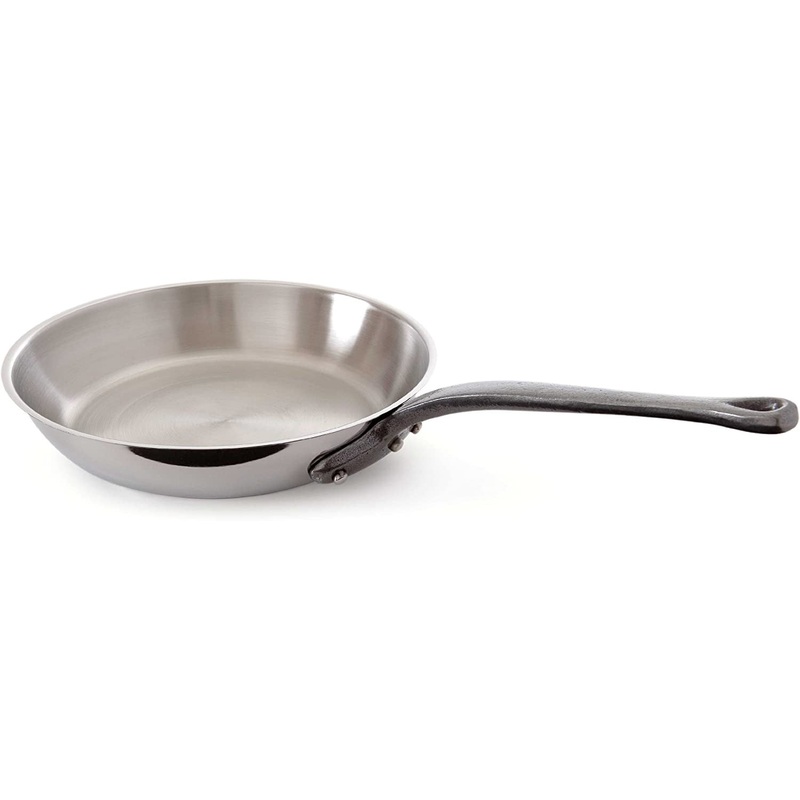 Mauviel M’Cook Ci Stainless Steel Frypan 11.7 Inch