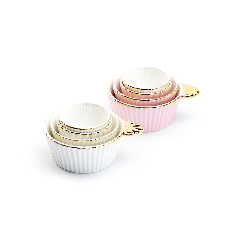 4-Piece Fine Porcelain Measuring Cup Set