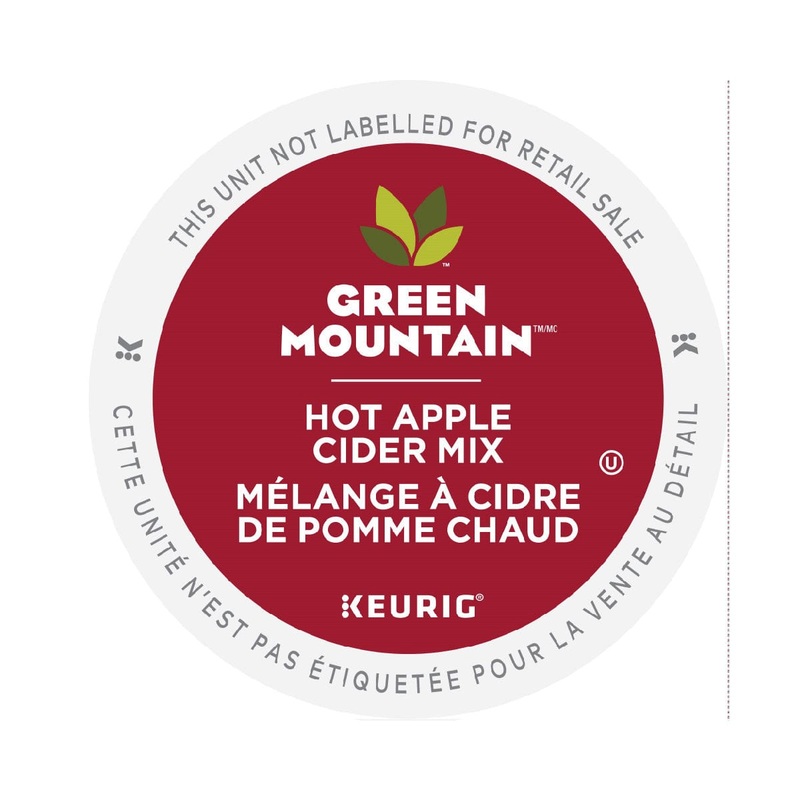 Green Mountain Apple Cider K-Cup Recyclable Pods (Case of 96)