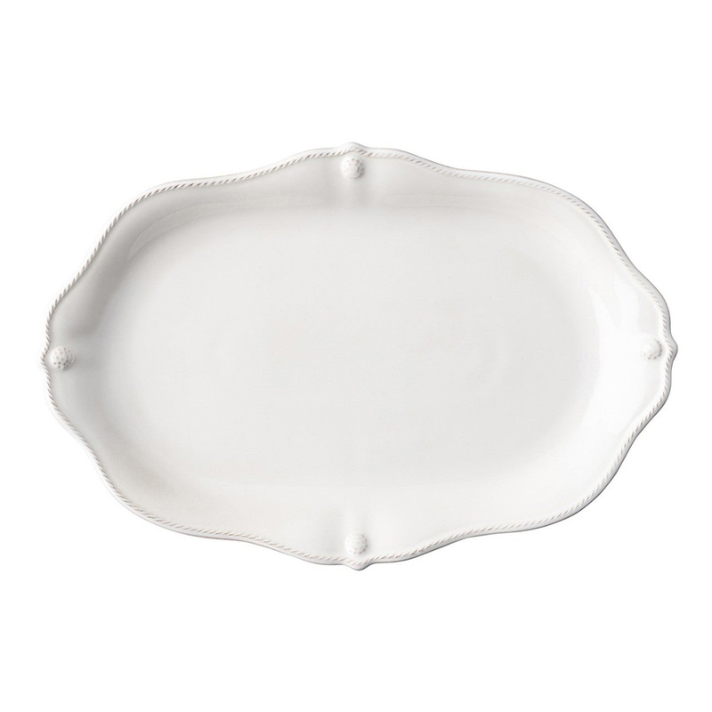 Juliska- 16″ Berry & Thread Whitewash Platter