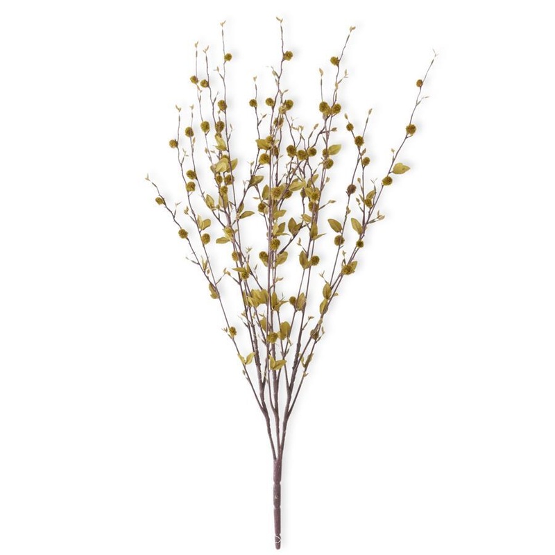 Pussy Willow Spray w/Mini Foliage 28″ Green