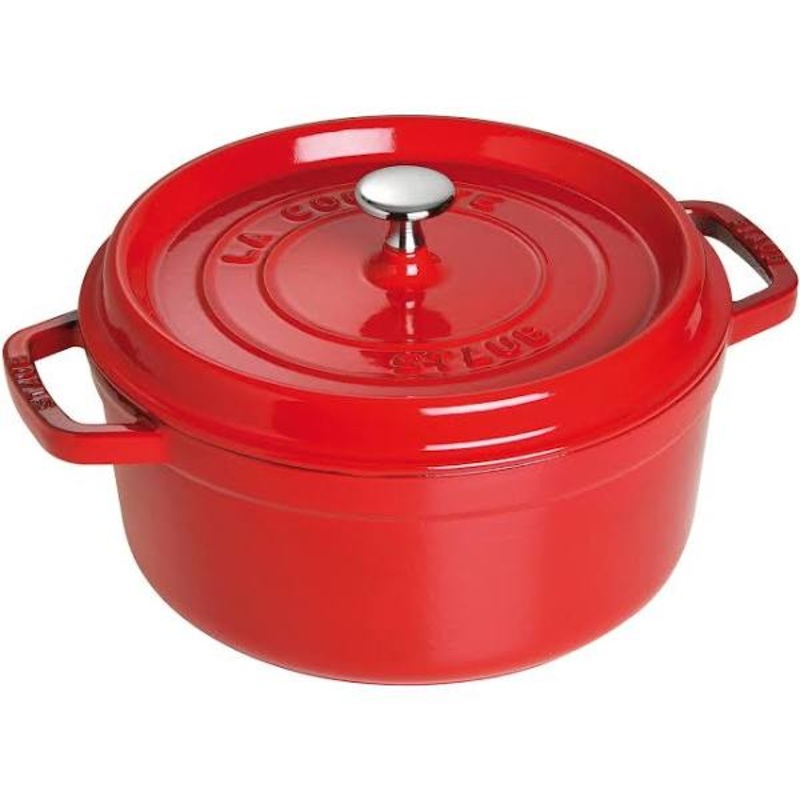 Staub 4 Qt. Round Cocotte – Cherry