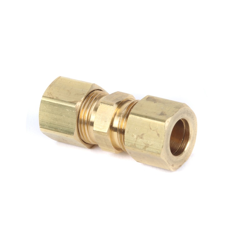 Vp 3/8 Compression Coupling With Nuts And Sleeves – Brass | VP Supply Corp VP-38COMPC