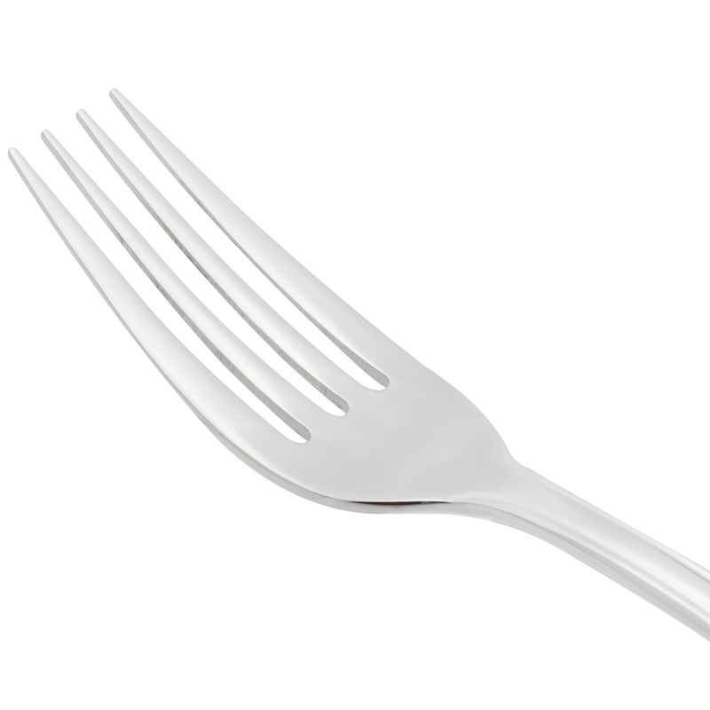 World Tableware 491 039 Serenade 8 1/8″ 18/8 Stainless Steel Extra Heavy Weight European Dinner Fork – 12/Pack
