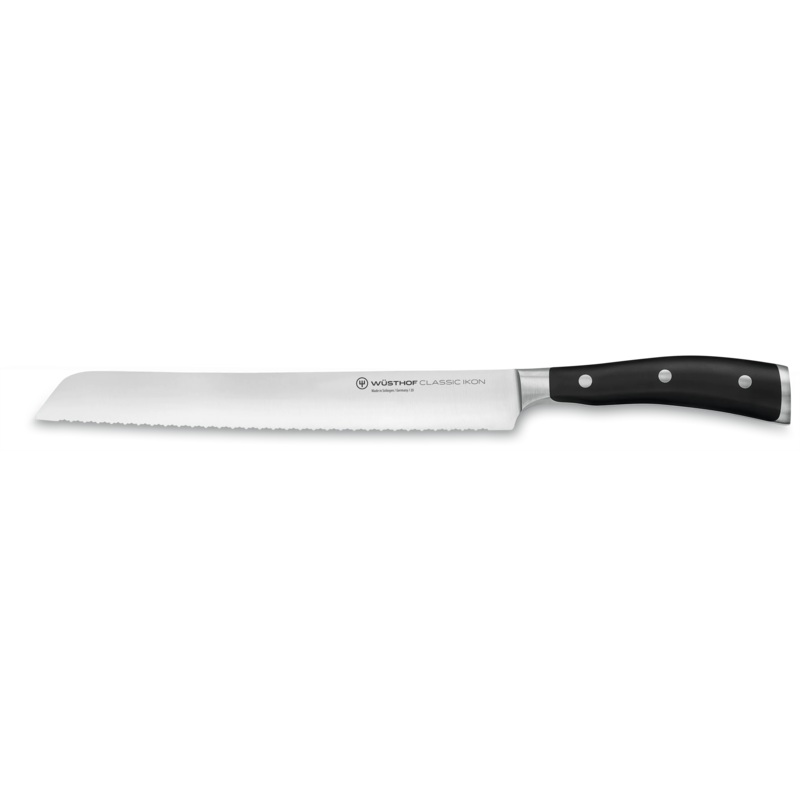 Wusthof 9″ Classic Ikon Double Serrated Bread Knife