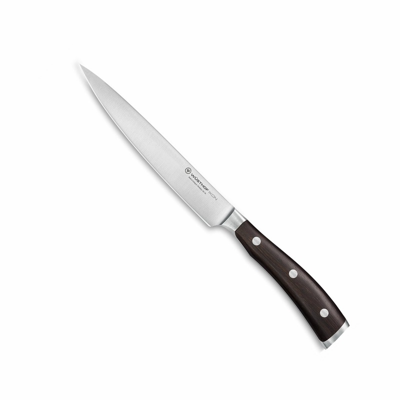 Wusthof Ikon Blackwood – 6″ Utility Knife