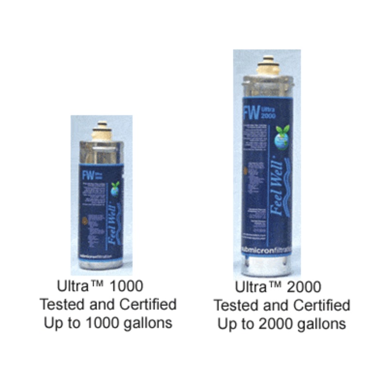 Feel Well ULTRA 2000 Water Filter Cartridge w/ Lead Reduction Alpine Coolers