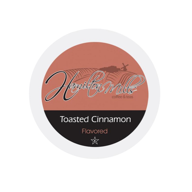 Hamilton Mills Toasted Cinnamon Single-Serve Coffee Pods (Box of 40)