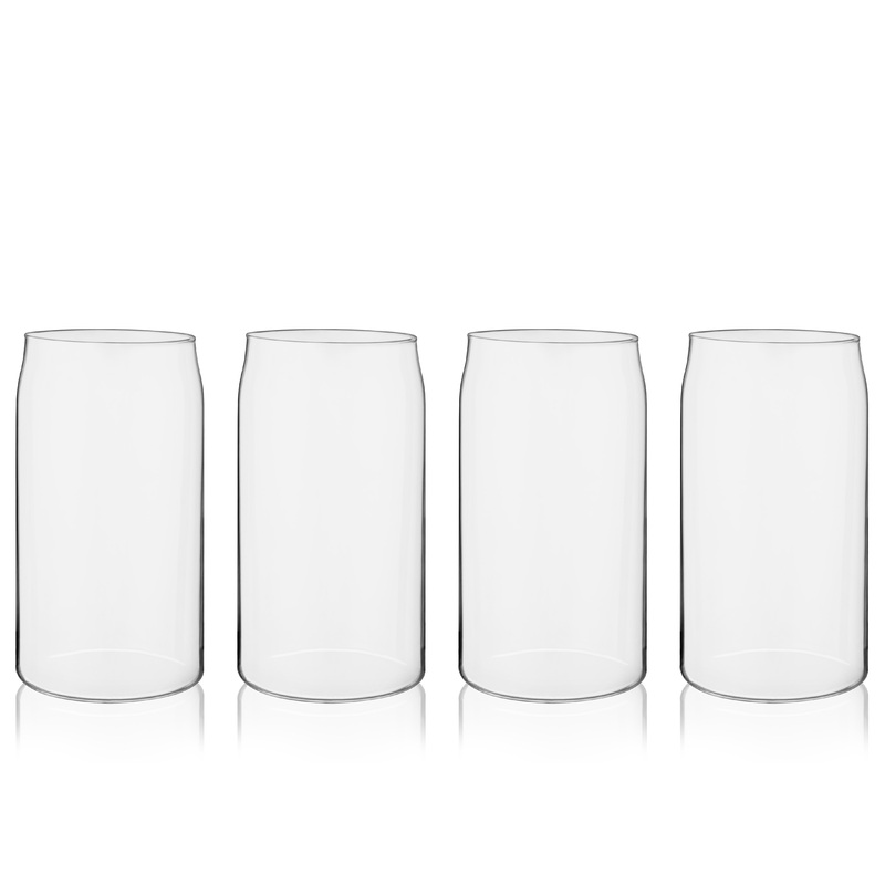 Beer Can Pint Glasses (4 Piece Set)