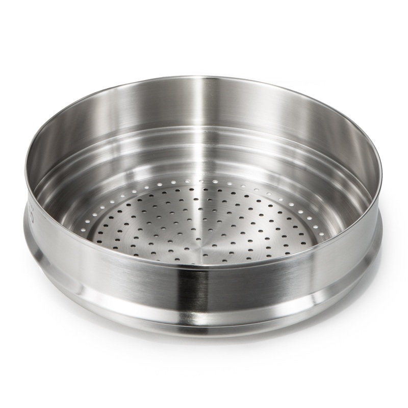 BergHOFF Leo Graphite Recycled 18/10 Stainless Steel Steamer Insert 10″