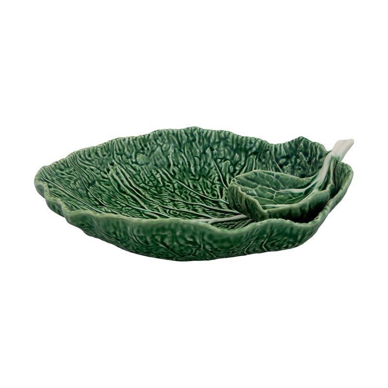 Bordallo Pinheiro Cabbage Leaf with Large Bowl 13″