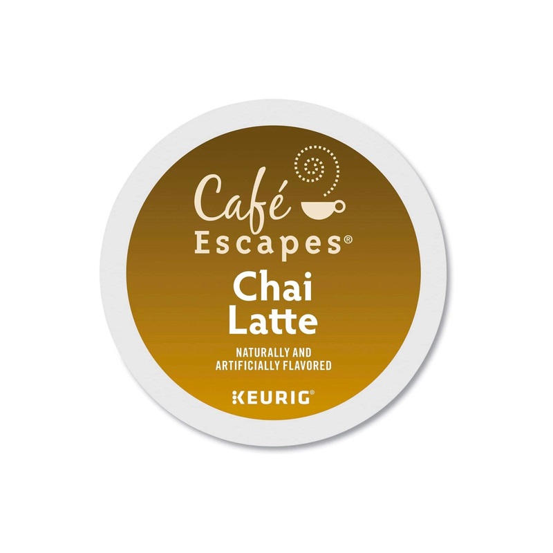 Cafe Escapes Chai Latte K-Cup Pods (Case of 96)