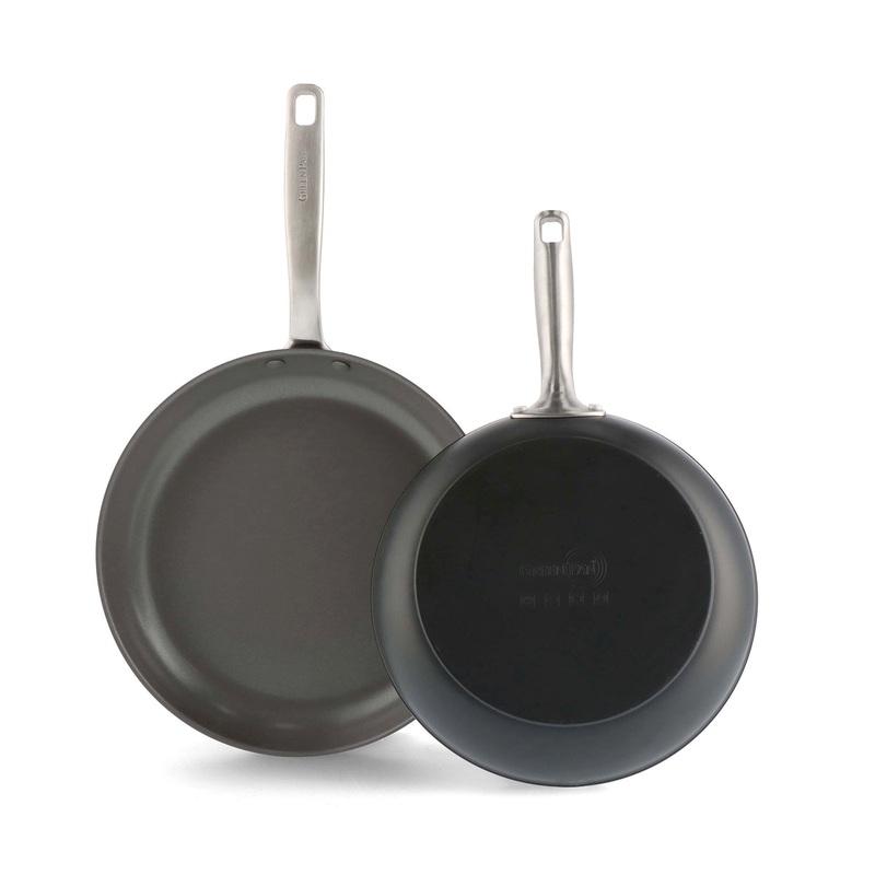 Chatham Ceramic Nonstick 10″ and 12″ Frypan Set