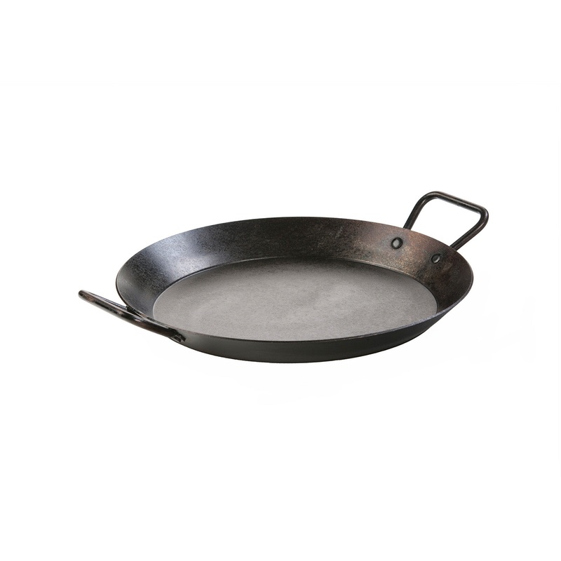 Lodge 15 Inch Seasoned Carbon Steel Dual Handle Pan