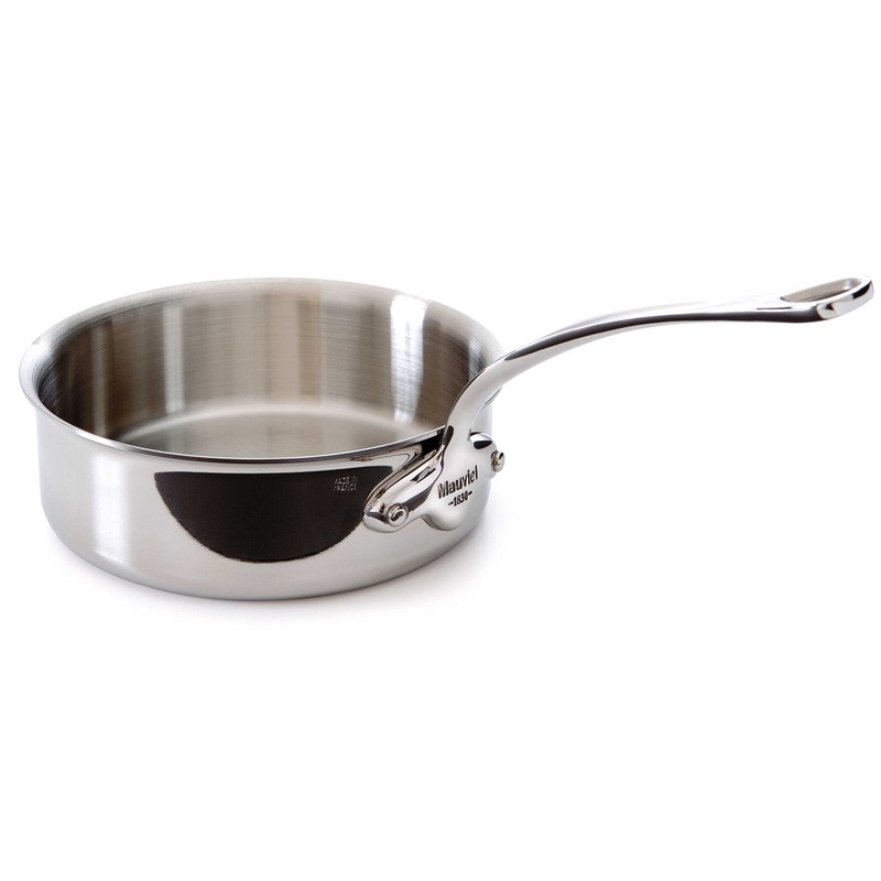 Mauviel M’Cook 1.9 qt. Stainless Steel Saute Pan