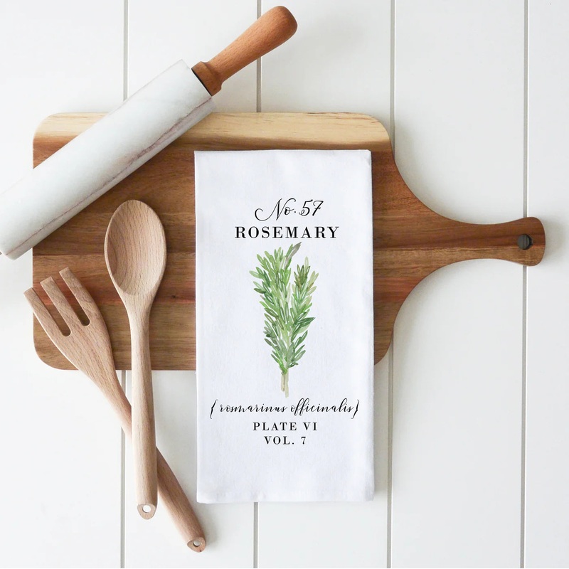 Porter Lane Home  Rosemary Tea Towel