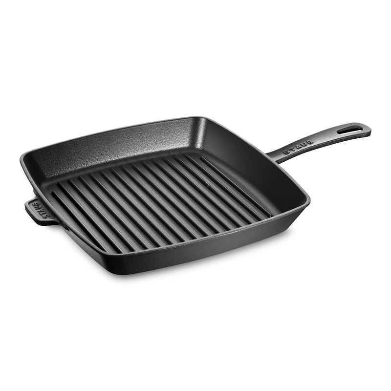 Staub 12″ Matte Black Square Grill Pan
