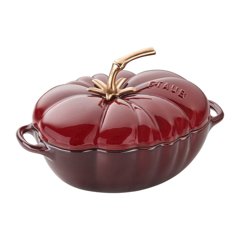 Staub Cast Iron 3-qt Tomato Cocotte, Grenadine