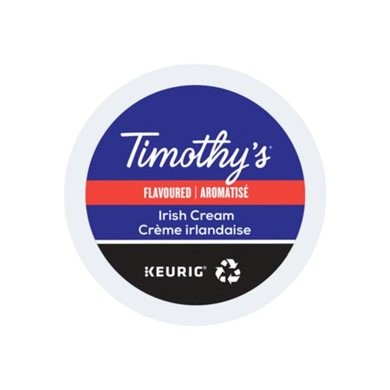 Timothy’s Irish Cream K-Cup Recyclable Pods (Box of 24)