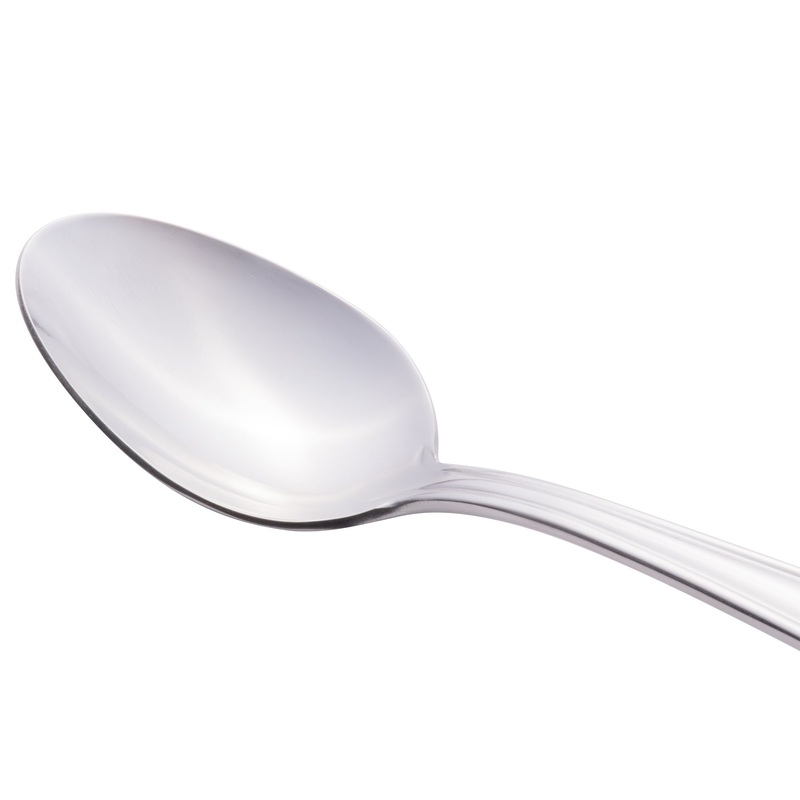 World Tableware 129 001 Reflections 6 3/8″ 18/0 Stainless Steel Heavy Weight Teaspoon – 12/Pack