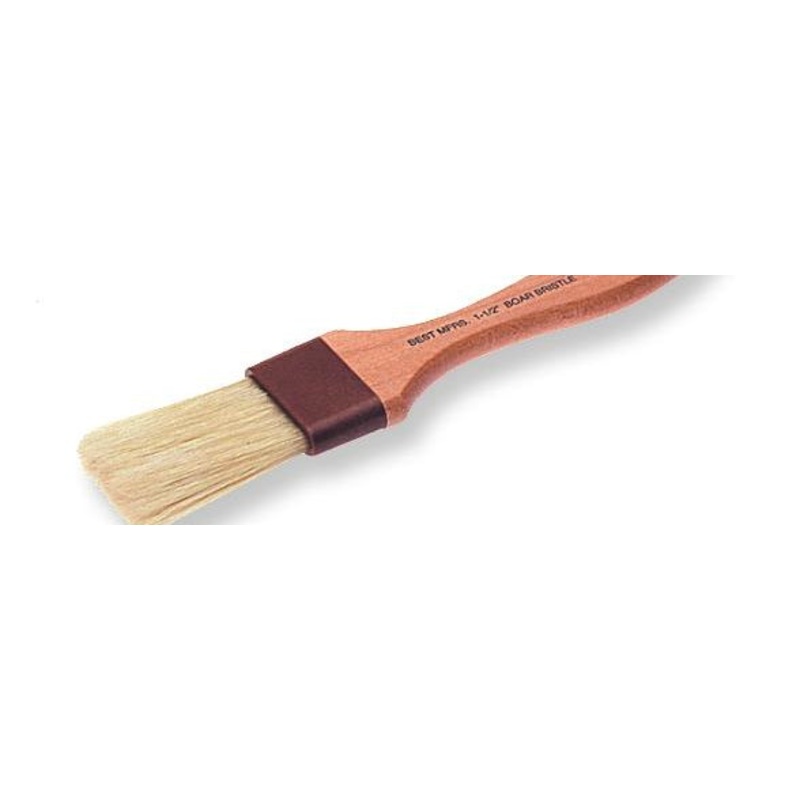 Best Pastry Brush 1.5″ Flat Boar Bristle
