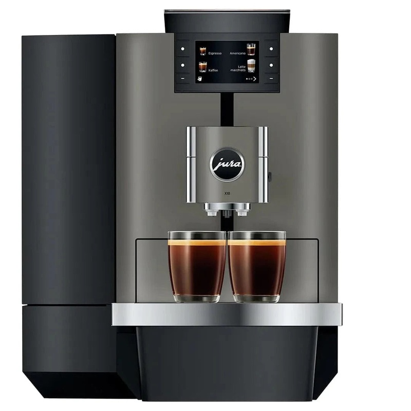 JURA x10 Professional Super-Automatic Espesso Machine 15669 (Dark Inox)