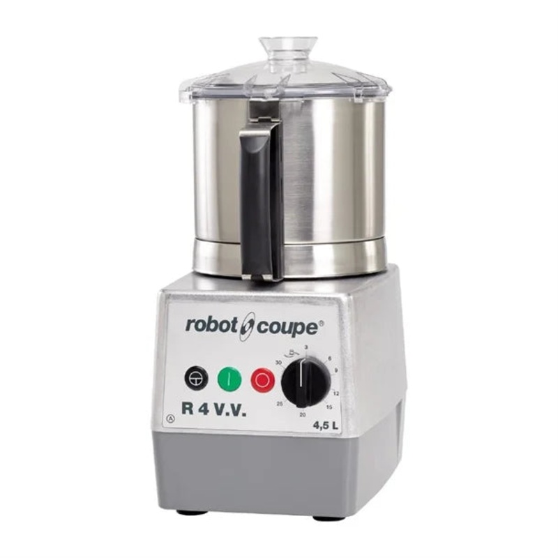 Robot Coupe Table Top Cutter Mixer – 4.5L Stainless Bowl – Variable Speed – R4 V.V.