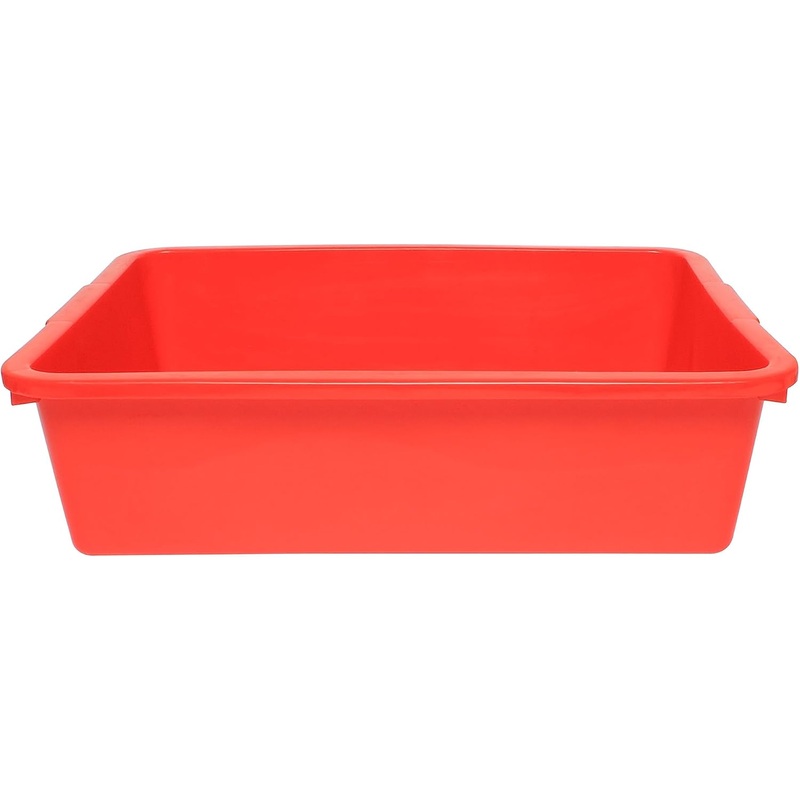 Utility Kitchen Bus Box/Tub/Bin with Outer Lips – Heavy Duty Plastic Restaurant Tub/Dish Washing Box Wash Basin Tub for Kitchen Home Restaurants