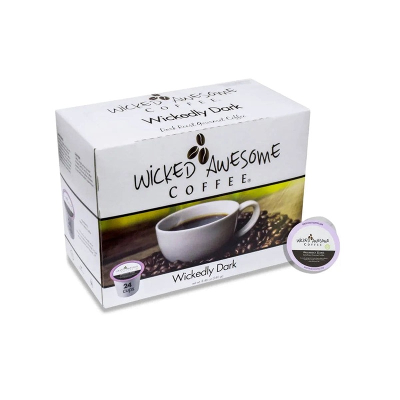 Wicked Awesome’s Dark Single-Serve Coffee Pods (Box of 24)