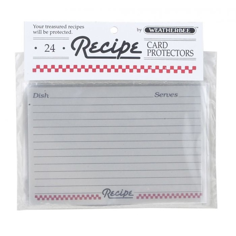 Recipe Card Protectors, 4×6