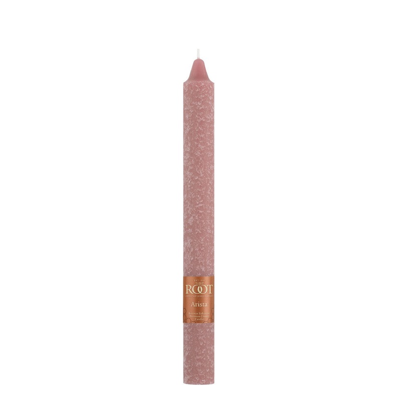 Root Candles – Arista Timberline 9″ Candle – Dusty Rose