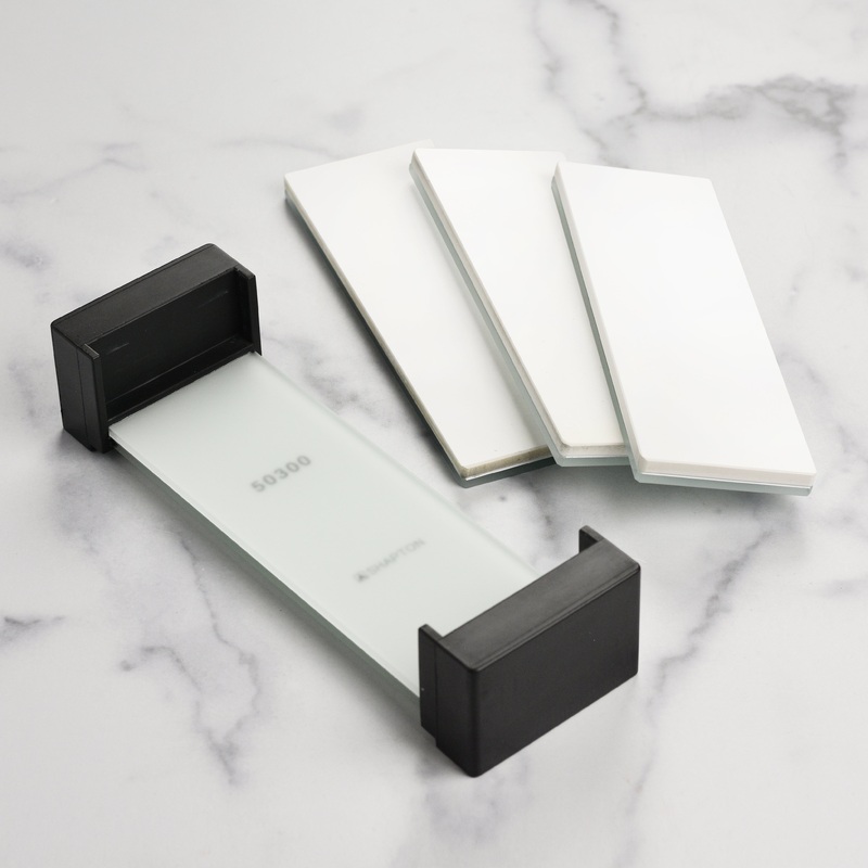 Shapton Glass Stone 3 Piece Set with Field Holder