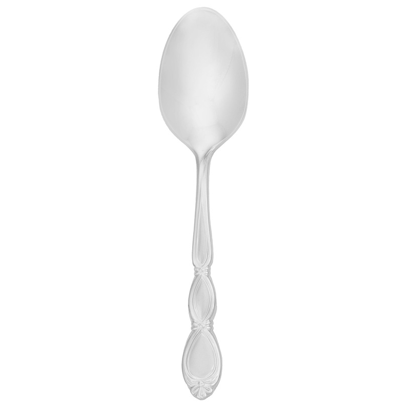 Walco 2229 Dramatique 4 3/8″ 18/10 Stainless Steel Extra Heavy Weight Demitasse Spoon – 12/Pack