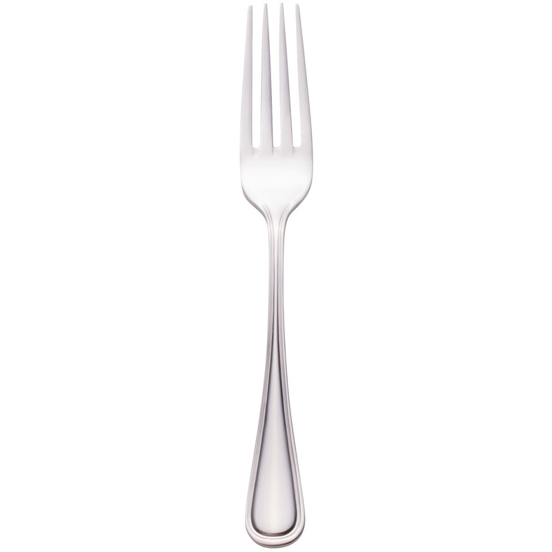 Walco PAC051 Pacific Rim 8 1/8″ 18/10 Stainless Steel Extra Heavy Weight European Table Fork – 12/Pack