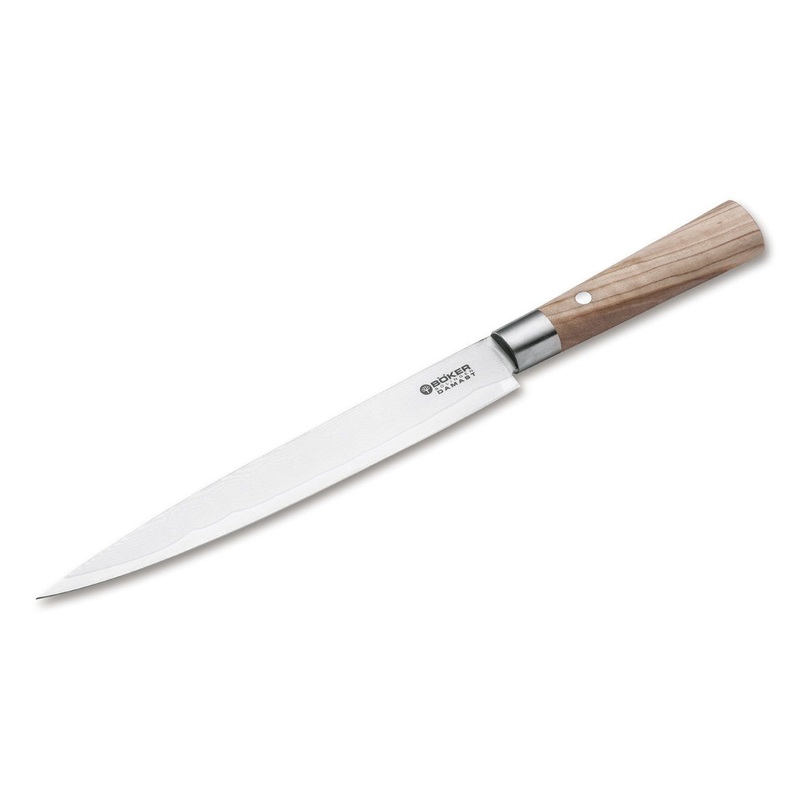 Boker Damascus Olive 9″ Carving Knife