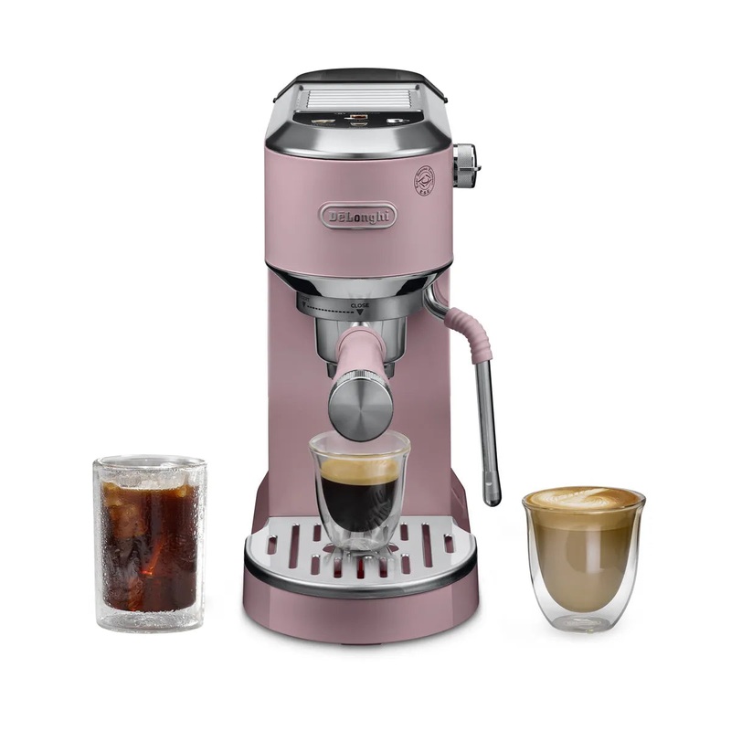 DeLonghi Dedica Duo Espresso Machine with Cold Brew EC890PK (Ros)