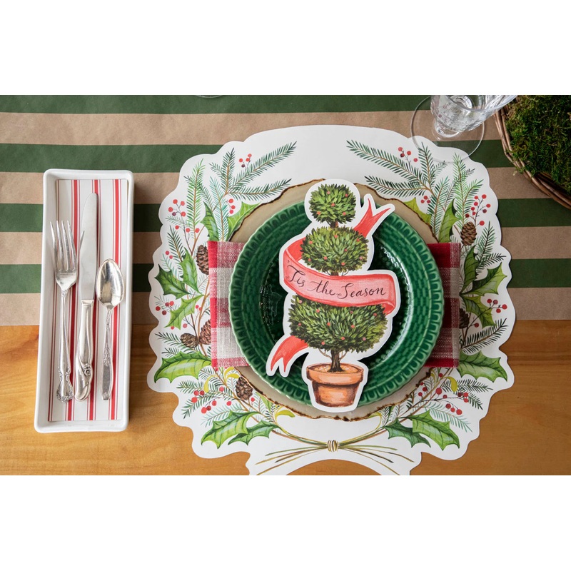 Hester & Cook Die-cut Christmas Sprigs Placemat
