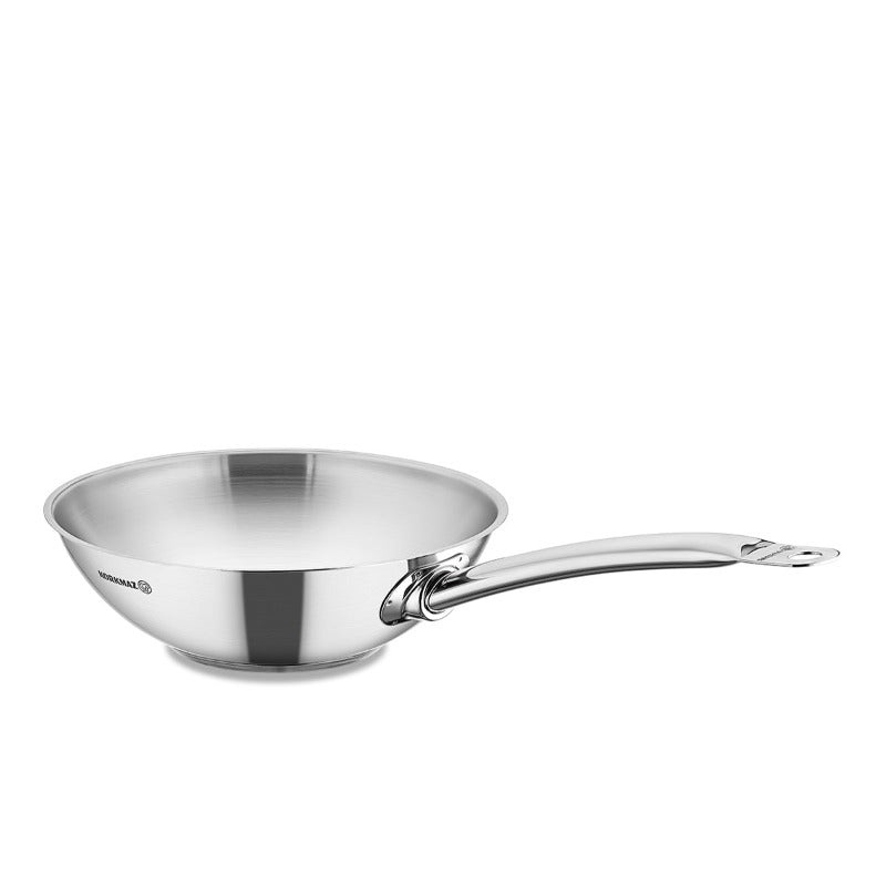 Korkmaz Satin Wok Cooking Pan, Stir Fry Wok Pan, 11 in