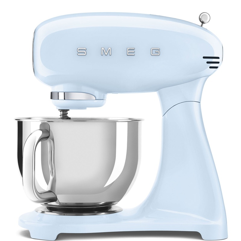 Smeg 50’s Retro Style Aesthetic Pastel Blue Stand Mixer