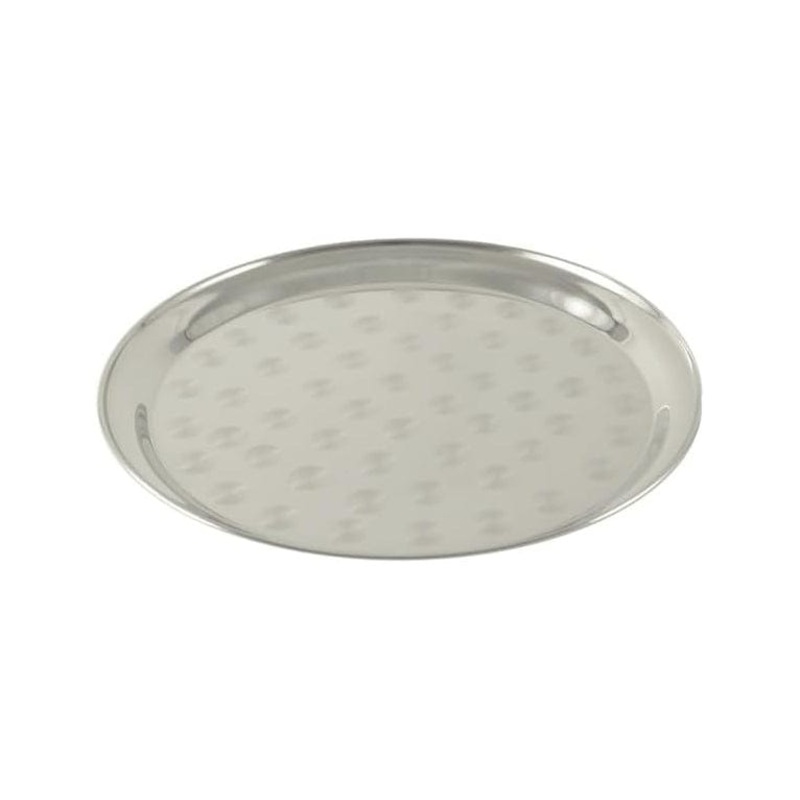 13.75″ Stainless Steel Round Serving Tray